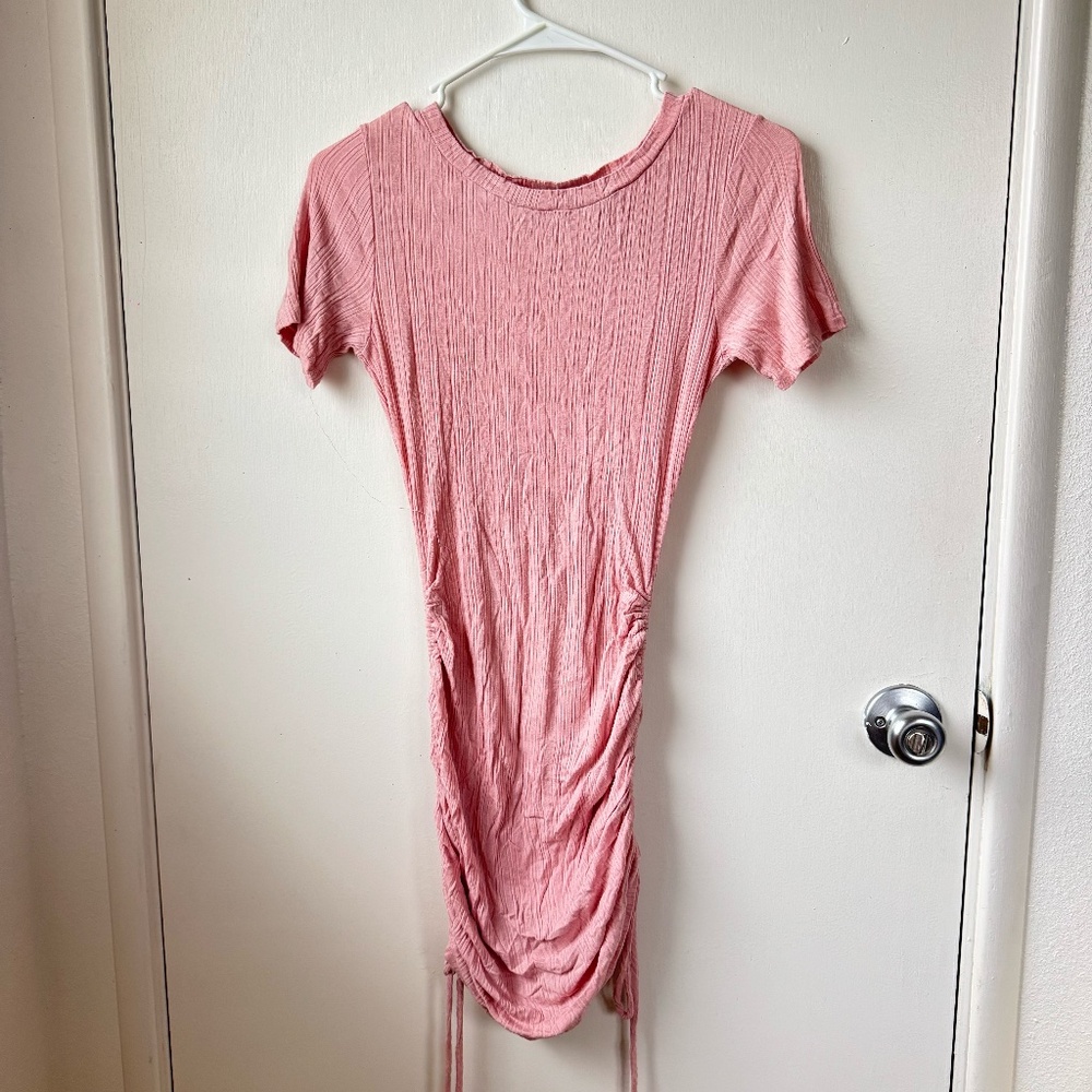 Pink body con dress, brand paper moon, size small